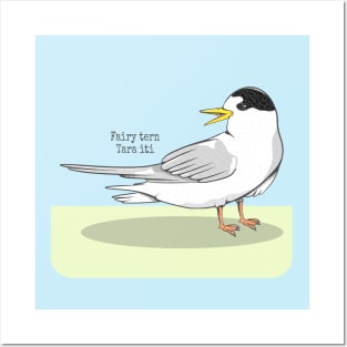 Fairy tern Tara iti Posters and Art